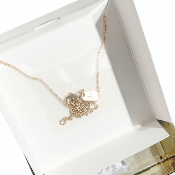 Coach Open Circle Stone Necklace - Picture 5 of 6